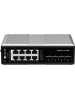 BDCOM Yönetilebilir L3-lite Endüstriyel PoE Switch IES200-L25-8P4S