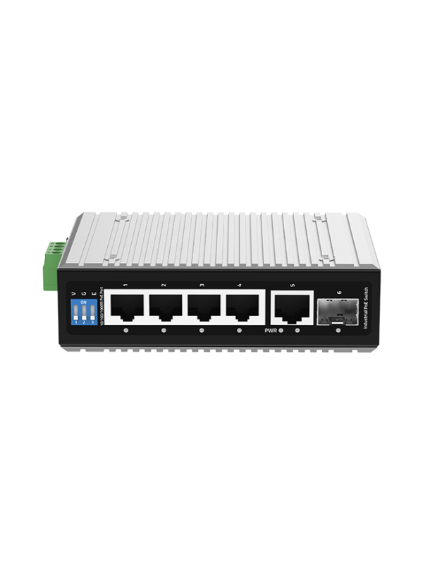 BDCOM 4 Port Yönetilemez Endüstriyel PoE Switch IES200-LS1140P
