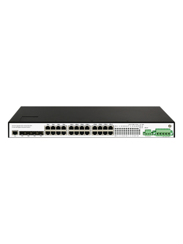 BDCOM 24 Port Yönetilebilir Endüstriyel Switch IES2000-5024P4X