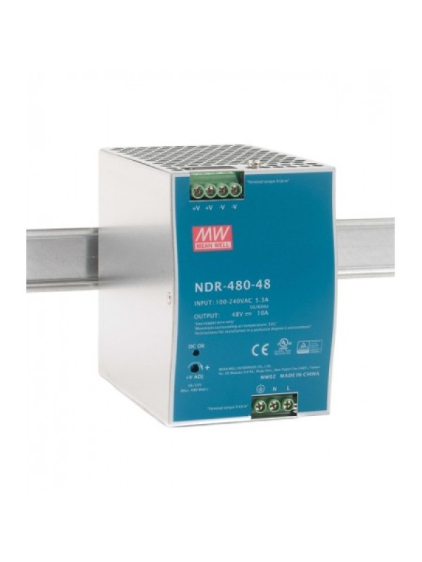 MEANWELL 480W Industrial DIN Rail NDR-480-48