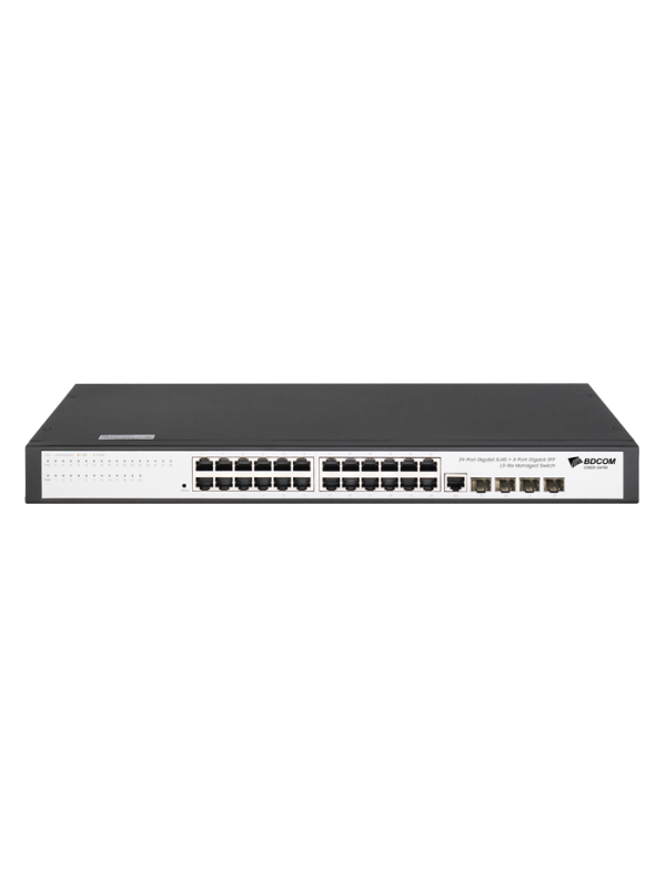BDCOM 24 Port Yönetilebilir Ethernet Switch S2500-24T4S