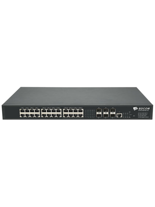 BDCOM 24 Port Yönetilebilir PoE Switch S5700-24EP6X-370 BDCOM 24 Port Yönetilebilir PoE Switch S5700-24EP6X-370