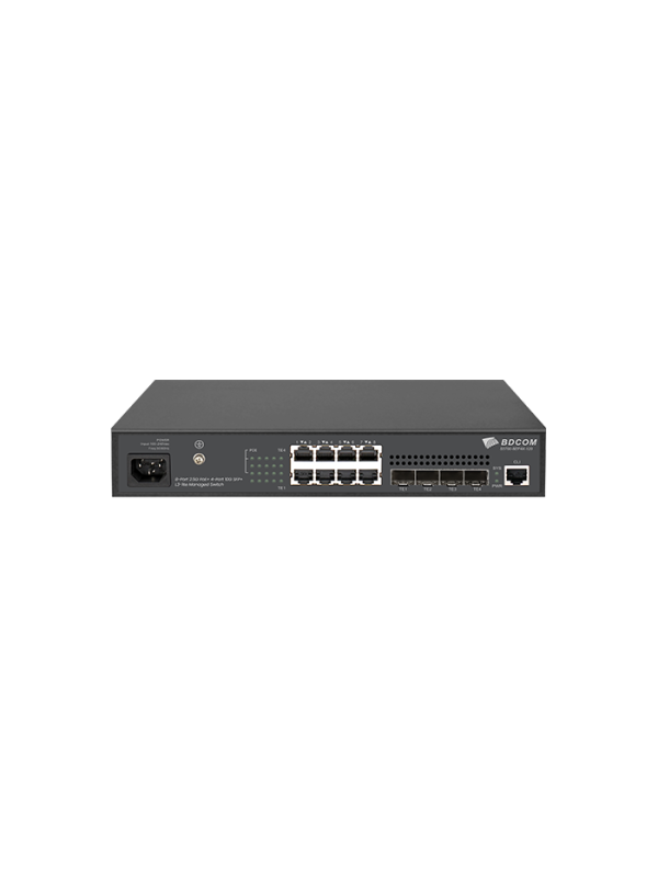 BDCOM 8-Port Managed PoE Switch S5700-8EP4X-120