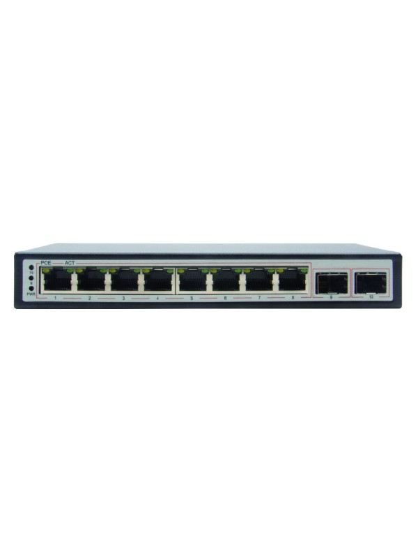 Sec-on SC-S1010G 8 Port Yönetilemez Poe Switch Sec-on-SC-S1010G 8 Port Yönetilemez Poe Switch